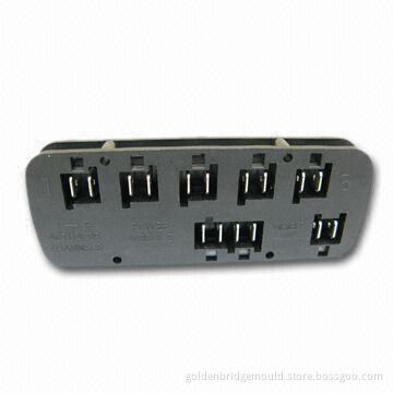 Injection Mold/Electrical Connector, Made of BPT and GP30 Materials, Customized Designs are Welcome